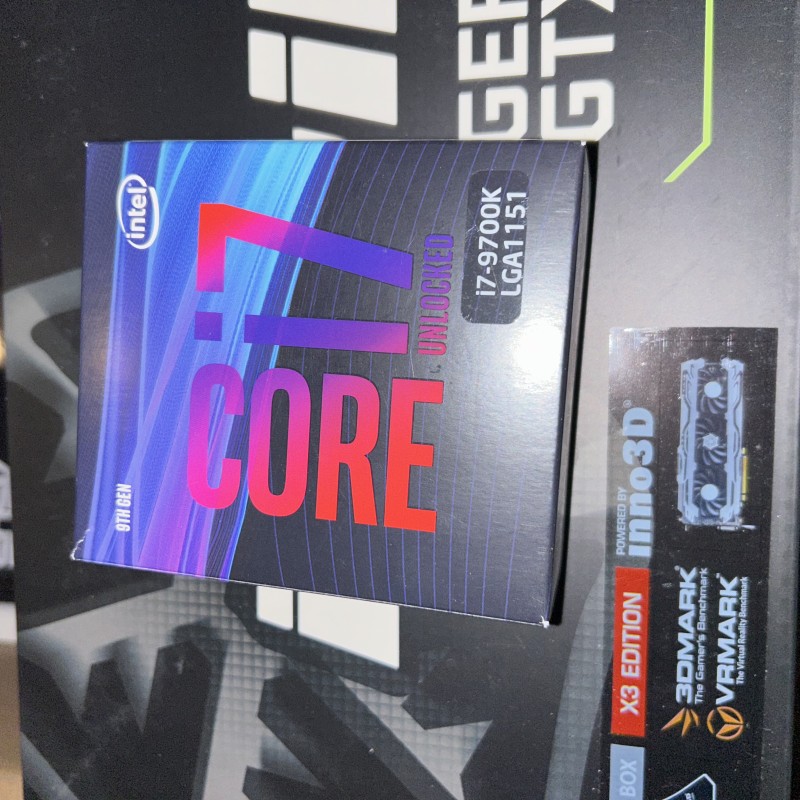 Processeur Intel core i7 9700k